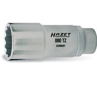 Hazet 880TZ-19 Douille carré creux 10 mm/profil traction à 12 pans extérieurs Taille 19 longueur 66 mm
