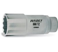 Hazet 880TZ-20 Douille carré creux 10 mm/profil traction à 12 pans extérieurs Taille 20 longueur 70 mm