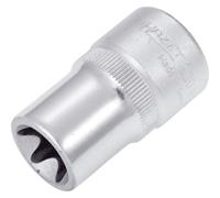 Hazet 900-E16 Douille carré creux 12,5 mm/profil torx extérieur Taille E 16 longueur 38 mm