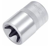 Hazet 900-E24 Douille carré creux 12,5 mm/profil torx extérieur Taille E 24 longueur 41.2 mm
