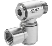 HAZET Joint rotatif 9000-041 I Joint rotatif à air comprimé pivotant à 360 degrés I Pression maximale de 16 bars I Plage de température : 0 degrésC - 70 degrésC I Raccord d'air : 12,91 mm'.