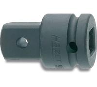 Hazet 9007S-1 Adaptateur à chocs/carré creux 12,5 mm/carré massif 20 mm longueur 49 mm