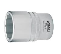 HAZET Douille 900AZ-7/16 – 12 pans extérieurs 7/16 – Long. 38 mm – Carré 1/2 (12,5 mm)