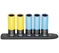 Hazet 903Slg-SR/5 6 pans extérieurs Connecteur pour câble 5 pièces carré, 1/2\ (12.5 mm)