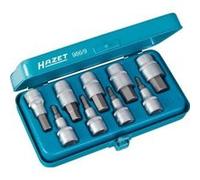 HAZET Clé à douille 986/9 – Jeu de 9 pièces, carré creux 12,5 mm (1/2"), profil 6 pans intérieurs