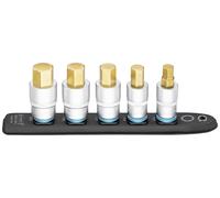 Hazet 986G-SR/5 6 pans intérieurs Connecteur pour câble 5 pièces carré, 1/2\ (12.5 mm)