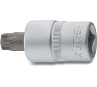Hazet 992-T55H Douille mâle carré creux 12,5 mm torx tamper résistant Taille T 55 H