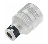 HAZET Adaptateur 2250-4 - carré creux 1/2 (12,5 mm) vers hexagone creux 1/4 (6,3 mm) 35 mm
