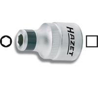Hazet Adaptateur - Carré creux 12,5 mm (1/2 pouce) - Hexagone creux 6,3 (1/4 pouce) - Longueur totale: 35 mm - 2250-4