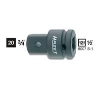 HAZET Adaptateur pour visseuse à choc 9007S-1 Carré creux 12,5 mm (1/2") Carré plein 20 mm (3/4")