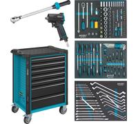 Hazet Ateliers Mobiles Assistant Avec 7 Tiroirs Et 137 Outils 179n-7/137