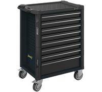 HAZET Chariot D'Atelier Assistant En Noir-Gris Vide Avec 8 Tiroirs 179N-8-RAL70