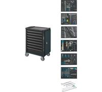 HAZET Ateliers Mobiles En Gris Anthracite 8 Tiroirs + 264 Outils 179N-8-RAL70