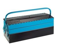 HAZET Caisse à outils métallique 190/79 – 79 pièces (marteau, cliquet réversible, pince, cadenas)