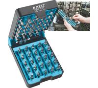 Hazet Boîtier d'embouts-tournevis (bits) - Profil Pozidriv PZ, Hexagone creux 6,3 (1/4 pouce), Profil Phillips PH, Profil TORX « tamper résistant », Profil à 6 pans intérieurs, Profil à fente, Profil