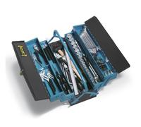 Hazet Caisse métallique à outils avec assortiment - Hauteur x Largeur x Profondeur: 245 x 575 x 210 - Nombre d'outils: 80 - 190/80