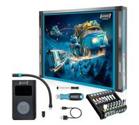 HAZET Calendrier de l'Avent Adventskalender26, 24 pièces, compresseur sans | 24 pièces, compresseur d'air sans fil, capacité de la batterie 5000 mAh, pression d'air jusqu'à 10,3 bar