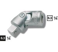 Hazet 869 Cardan universel carré creux 6,3 mm/carré massif 6,3 mm longueur 36,5 mm