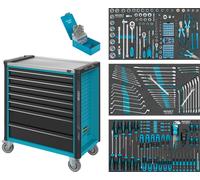 HAZET Chariot D'Atelier Assistant Avec 7 Tiroirs Et 265 Outils 179NXL-7