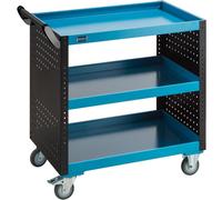 HAZET Chariot de service, L x l x H : 888 mm x 541 mm x 899 mm, en tôle d'acier, 167-3S