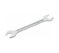 HAZET Clé à fourche double 450N-21X23 – 21 x 23 mm – profil 6 pans extérieurs – chromée – 15°