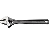 HAZET clé à fourche unique 279-10, clé à molette réglable, longueur 256 mm, avec graduation, profil extérieur hexagonal