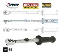 Hazet ynamométrique - Tolérance: 2% - Carré massif 10 mm (3/8 pouce) - Longueur totale: 335 mm - Nm min.-max.: 5 - 60 - 6110-1CT