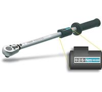 Hazet Clé dynamométrique - Tolérance: 4% - Carré massif 12,5 mm (1/2 pouce) - Longueur totale: 435 mm - Nm min.-max.: 20 - 120 - 5121-2CLT