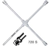 Hazet 720-30 Clé en croix à 6 pans extérieurs Taille 15/16 x 1,1/16 x 1,1/4 longueur 750 mm
