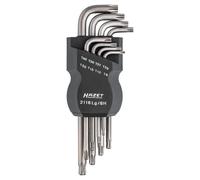 HAZET Jeu de clés mâles coudées 2116LG/8H TORX intérieures 8 pièces (T9–T40)