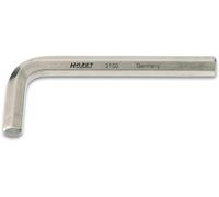 HAZET Clé mâle coudée 2100-03 - 3 mm - profil 6 pans intérieurs - surface nickelée