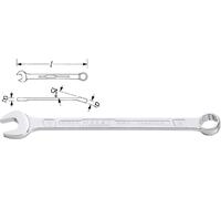 Hazet Clé mixte 600N-13, s: 13 mm, 12 pans extérieurs, l: 193 mm Traction profile 12-point - 600N-13