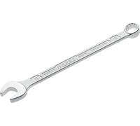 HAZET : Clé mixte 600N-15 chromée I Tête de clé mixte coudée à 15 degrés - Sortie : hexagone double extérieur, ouverture de clé : 15 mm, tige avec profil en double T extra-robuste HAZET'.