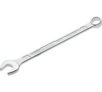 HAZET : Clé mixte 600N-17 chromée I Tête de clé mixte coudée à 15 degrés - Sortie : hexagone double extérieur, ouverture de clé : 17 mm, tige avec profil en double T extra-stable HAZET'.