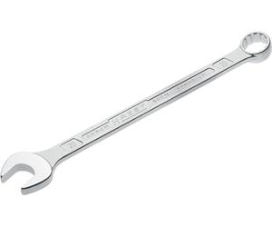 HAZET : Clé mixte 600N-20 chromée I Tête de clé mixte coudée à 15 degrés - Sortie : hexagone double extérieur, ouverture de clé : 20 mm, tige avec profil en double T extra-stable HAZET'.