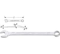 Hazet Clé mixte - Profil Traction à 12 pans extérieurs - Taille: 20 - Longueur totale: 279.5 mm - 600N-20