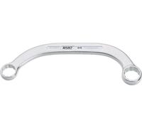 Hazet Clé polygonale double - Profil à 12 pans extérieurs - Taille: 14 x 17 - Longueur totale: 185 mm - 615-14X17