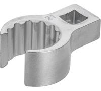Hazet 848Z-21 Clé polygonale ouverte carré creux 10 mm/profil à 12 pans extérieurs Taille: 21