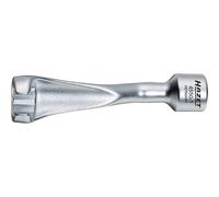 HAZET Clé pour conduites d'injection 4550-1 Carré creux 12,5 mm (1/2 pouce) Profil extérieur double hexagonal 17