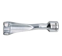HAZET Clé pour conduites d'injection 4550-2 Carré creux 12,5 mm (1/2 pouce) Profil extérieur double hexagonal 19