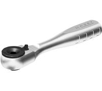 HAZET - Cliquet réversible pour embouts 863MB I Cliquet réversible tout acier pour embouts I Sortie : 6 pans 6,3 (1/4 pouce) Longueur : 90mm I Poignée chromée I Fabriqué en Allemagne'.