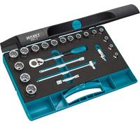 Hazet Coffret de Douilles 10mm 3/8 " Außen-sechskant-tractionsprofil 22-teilig