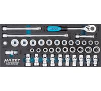 HAZET Coffret de Douilles 10mm 3/8 " Tractionsprofil Außen-sechskant 38tlg 163