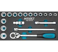HAZET Coffret de Douilles 12,5mm 1/2 " Außen-sechskant-tractionsprofil 18-teil