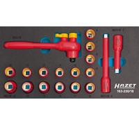 HAZET Coffret de Douilles VDE 10mm 3/8 " Außen-sechskant-tractionsprofil 18-te