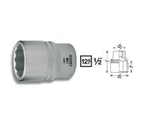 HAZET Douille 6 pans double 900AZ s : 1.1/4" carré creux 12,5 mm (1/2")