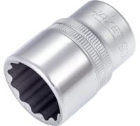 HAZET Douille à six pans double 900Z-22 22mm I Entraînement 1/2 pouce I Acier au chrome-vanadium, design robuste'.