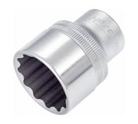 Hazet 900AZ-1.1/8 Douille carré creux 12,5 mm/profil traction à 12 pans extérieurs Taille 1,1/8 longueur 47 mm