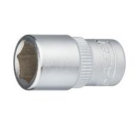 Hazet 850-9 Douille carré creux 6,3 mm/profil traction à 6 pans extérieurs Taille 9 longueur 25 mm