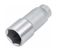 HAZET Douille 6 pans extérieurs 880LG-22 22 mm 70 mm carré creux 3/8 (10 mm)